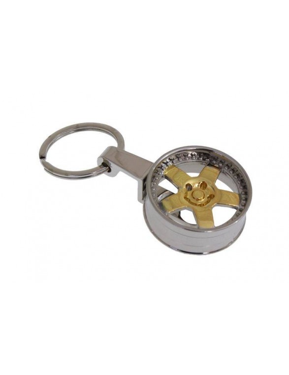 Keychain Gold rims