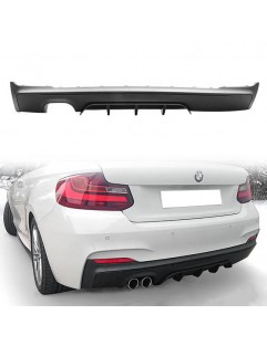 BMW F22 F23 M Performance Diffuser (1 dobbelt spids)