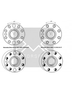 Svinghjul til Mercedes-Benz M113 M113K M156 Conversion-BMW M57N / M57N2 GS6-53DZ HGU HGK / N54 GS6-53BZ / N52