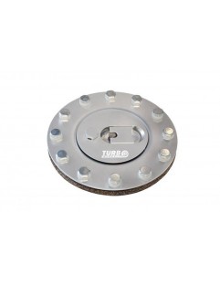 Fuel tank aluminum silver