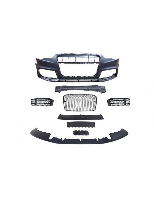 Front bumper + grill chrome-black AUDI A5 8T 13-16 RS5 styles