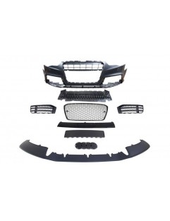 Zderzak przedni + Grill Czarny Audi A5 8T 13-16 RS5 Style