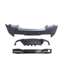 Rear Bumper BMW F10 LCI 11-15 M5 LOOK (2 double tips)