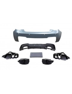 BMW F20 F21 11- M Performance bumper (2 double tips)