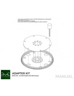 Conversion kit / BMW V12 M70 adapter - BMW ZF 8HP70 N57 N57N Diesel