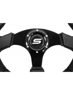 Steering wheel SLIDE 320mm Offset: 20mm BLACK leather