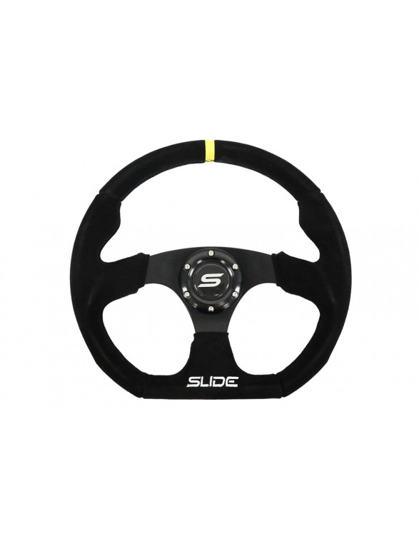 Steering wheel SLIDE 350mm Offset: 25mm Zamys Yellow