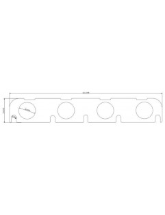 Udstødningsmanifoldflange 2.0 TFSI Audi A5 S3