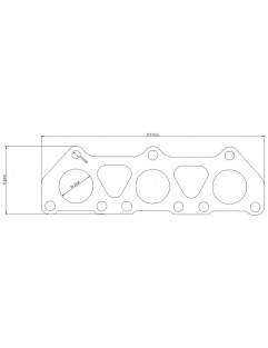 Flange exhaust manifold Audi 2.7 Biturbo