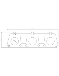 Udstødningsmanifoldflange Audi S4 S5 A7 A8 B8