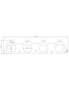 HONDA D-Series exhaust manifold