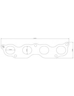 Flansza kolektora wydechowego Honda K20A1 K20A3