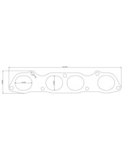 Honda S2000 F20C udstødningsmanifoldflange