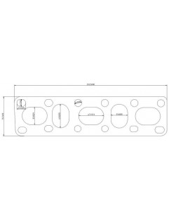 Flange of the exhaust manifold NISSAN 350Z VQ35DE