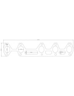 Flansza kolektora wydechowego VW Transporter T5, Touareg 2.5 TDI