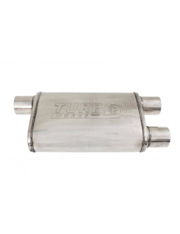 Muffler under the throttle Turboworks 51mm 304SS