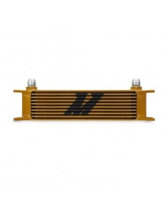 Oil cooler Mishimoto Universal 10-row 280x70x50 Gold