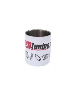 Metal mug 300ml white MTUNING