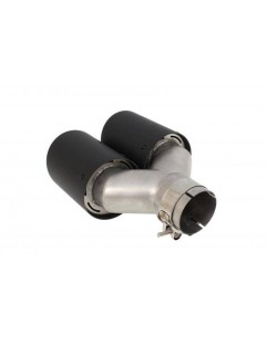 Double tip 2x101mm Muffler 63mm Carbon L