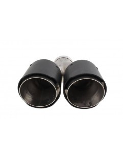 Double tip 2x101mm Muffler 65mm Carbon L