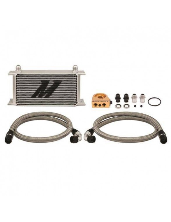 Oil cooler kit MISHIMOTO UNIVERSAL THERMOSTATIC 19-row