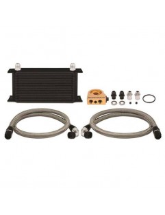 Mishimoto oil cooler kit Thermostatic 19-row Black