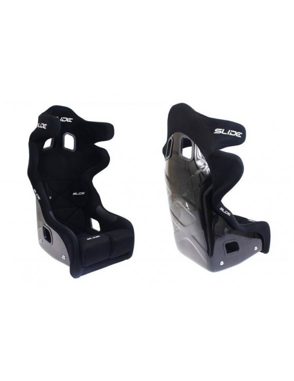 Sports seat SLIDE RS7 FIA Suede Black