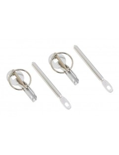 SLIDE Silver bonnet clasps