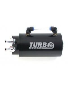 Oil catch tank 0.7L 15mm TurboWorks Black