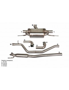 CatBack Active Exhaust System Mercedes Benz GLA200 / GLA220 / GLA260 1.6T / 2.0T 15+