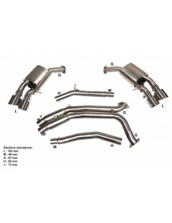 Active exhaust system CatBack Audi S4 (B9) 3.0T