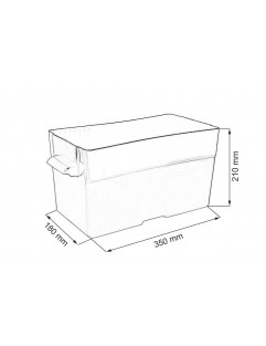 Blød batterikasse 350x180x200