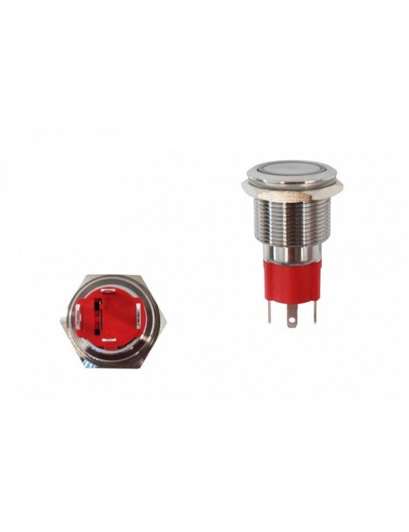 Switch 304SS 10A 19mm ON-OFF Red