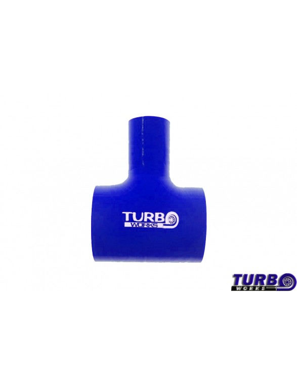 T-Piece TurboWorks Blue 76-25mm kontakt