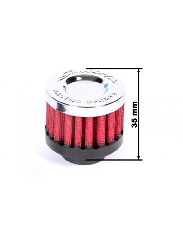 Moto Conical filter SIMOTA 20 mm Red