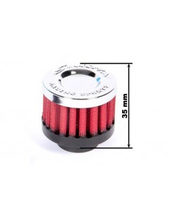 Moto Conical filter SIMOTA 9 mm Red