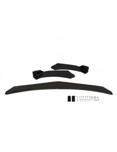 Universal front bumper splitter 3pcs. Carbon Look