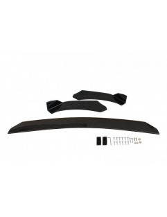 Universal front bumper splitter 3pcs. Carbon Look