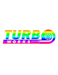 TurboWorks 15 cm HOLO -klistermärke