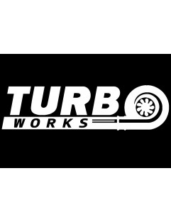 Naklejka TurboWorks Biała