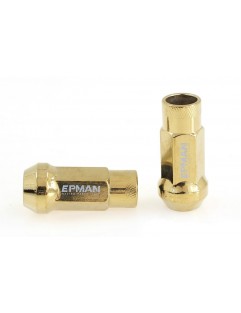 Nuts M12x1.5 Steel 48mm EPMAN Gold Cone