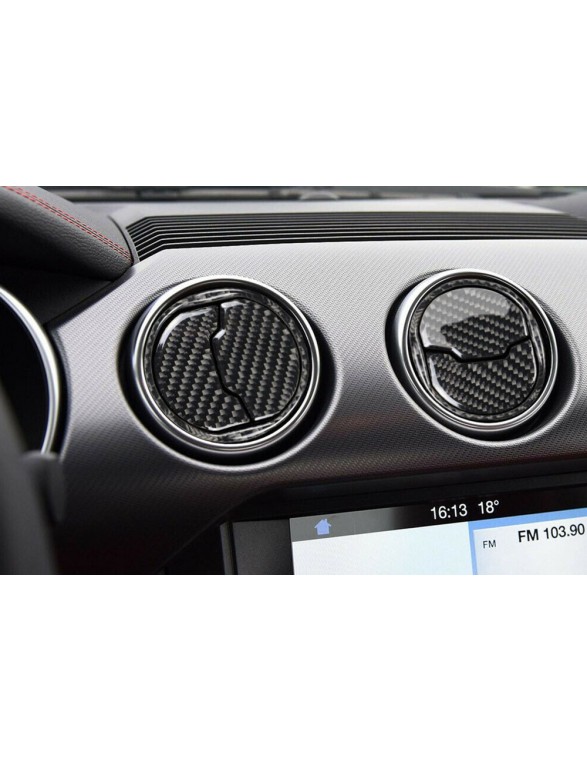 Carbon veneer of the Ford Mustang 15-19 air vents