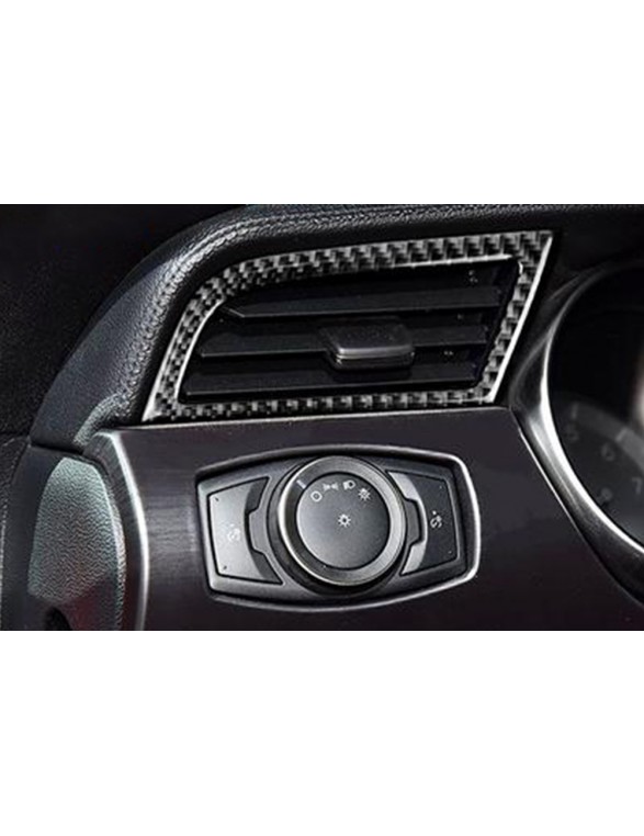 Carbon veneer of the front air vent Ford Mustang 15-19