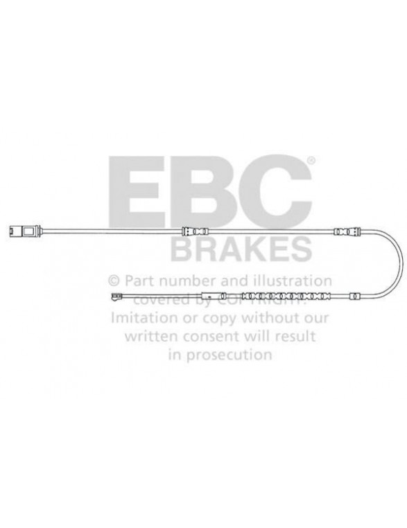 EFA128 - Brake pad wear sensor EBC Brakes BMW | 5 Series (GT F07) (520) | 5 Series (GT F07) (530) | 5 Series (GT F