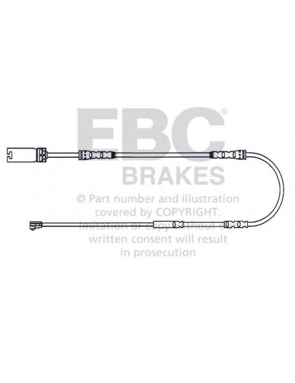 EFA131 - Brake pad wear sensor EBC Brakes BMW | X1 (E84)