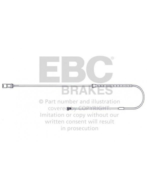 EFA140 - EBC Brakes BMW brake pad wear sensor | X5 (E70) | X5 M (E70) | X5 M (F85) | X6 (E71) | X6 M (E71) | X6