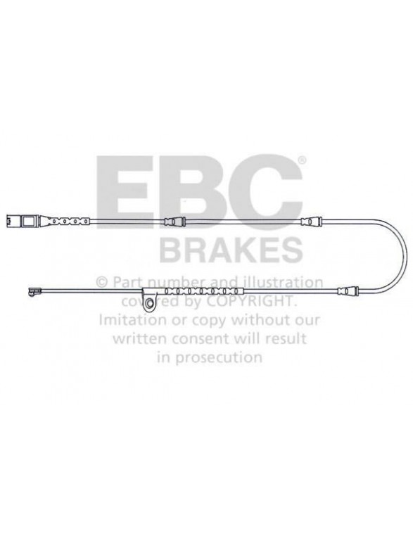 EFA141 - EBC Brakes BMW brake pad wear sensor | X5 (E70) | X5 (F15) | X6 (E71) | X6 (F16) | BMW | X5 | X6