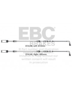 EFA146 - EBC Brakes BMW brake pad wear sensor | M3 (E90) | M3 (E92) | M3 (E93) | BMW | M3