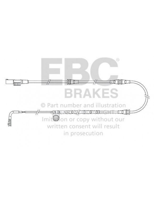 EFA151 - Brake pad wear sensor EBC Brakes LAND ROVER | Range Rover Sport (L320) | LAND ROVER | Range Rover Sport