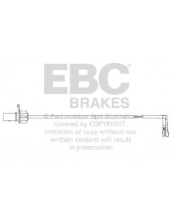 EFA156 - Brake pad wear sensor EBC Brakes AUDI | A6 (C7 / 4G) | A6 (quattro C7 / 4G) | A6 (quattro Avant C7 / 4G) | A6